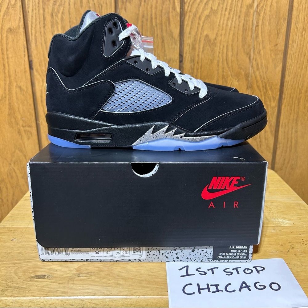 Air Jordan 5 Retro OG Black Metallic Reimagined HF3975-001 2025 Men’s 8.5 NEW - Picture 1 of 8